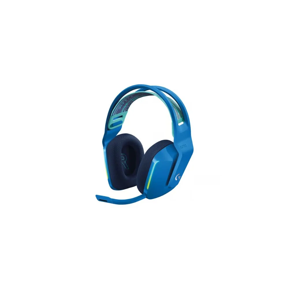 Logitech G733 LIGHTSPEED – trådlöst gamingheadset, blå