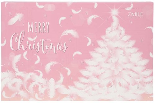 Zmile Cosmetics Beauty Advent Calendar Traditional 'Pink and Fluffy'
