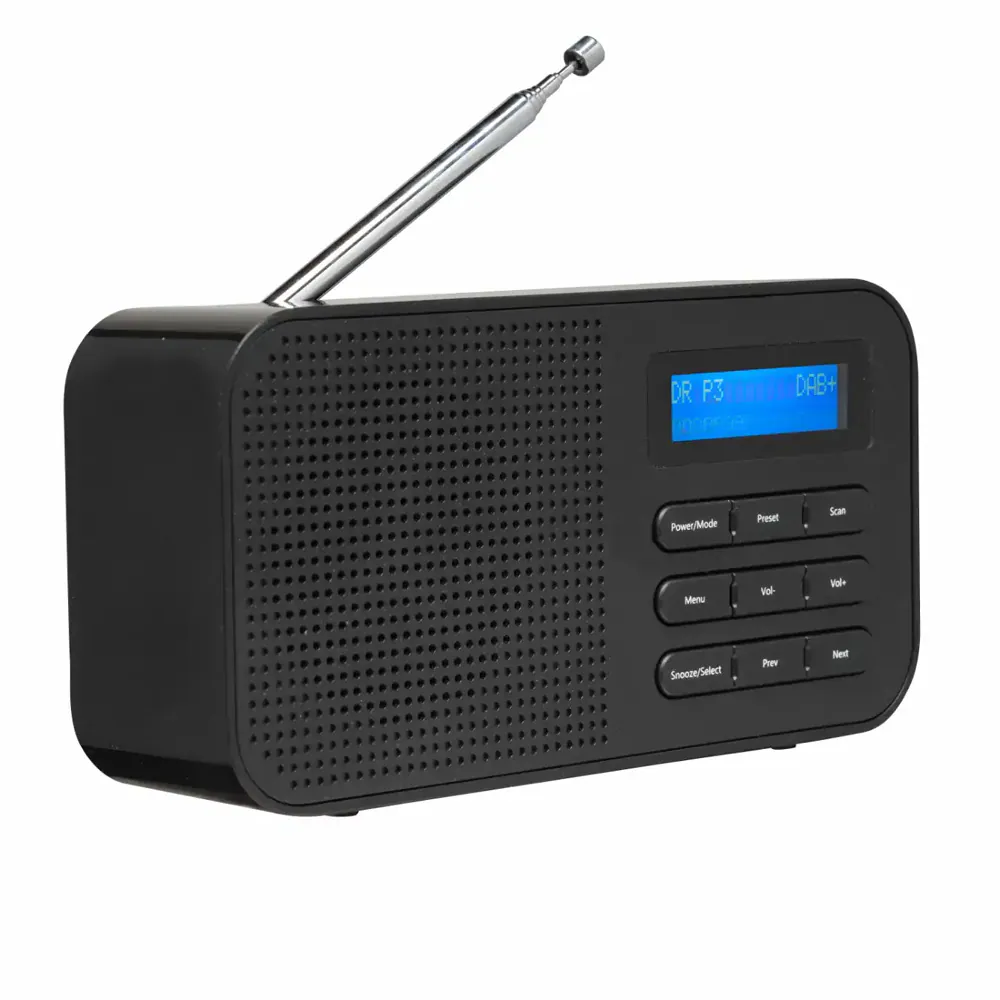 DENVER DAB-42 - Bärbar DAB-radio - 1 Watt - svart, bild 2