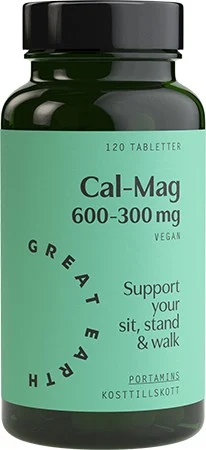 Great Earth Cal-Mag 600/300 mg 120 Tab