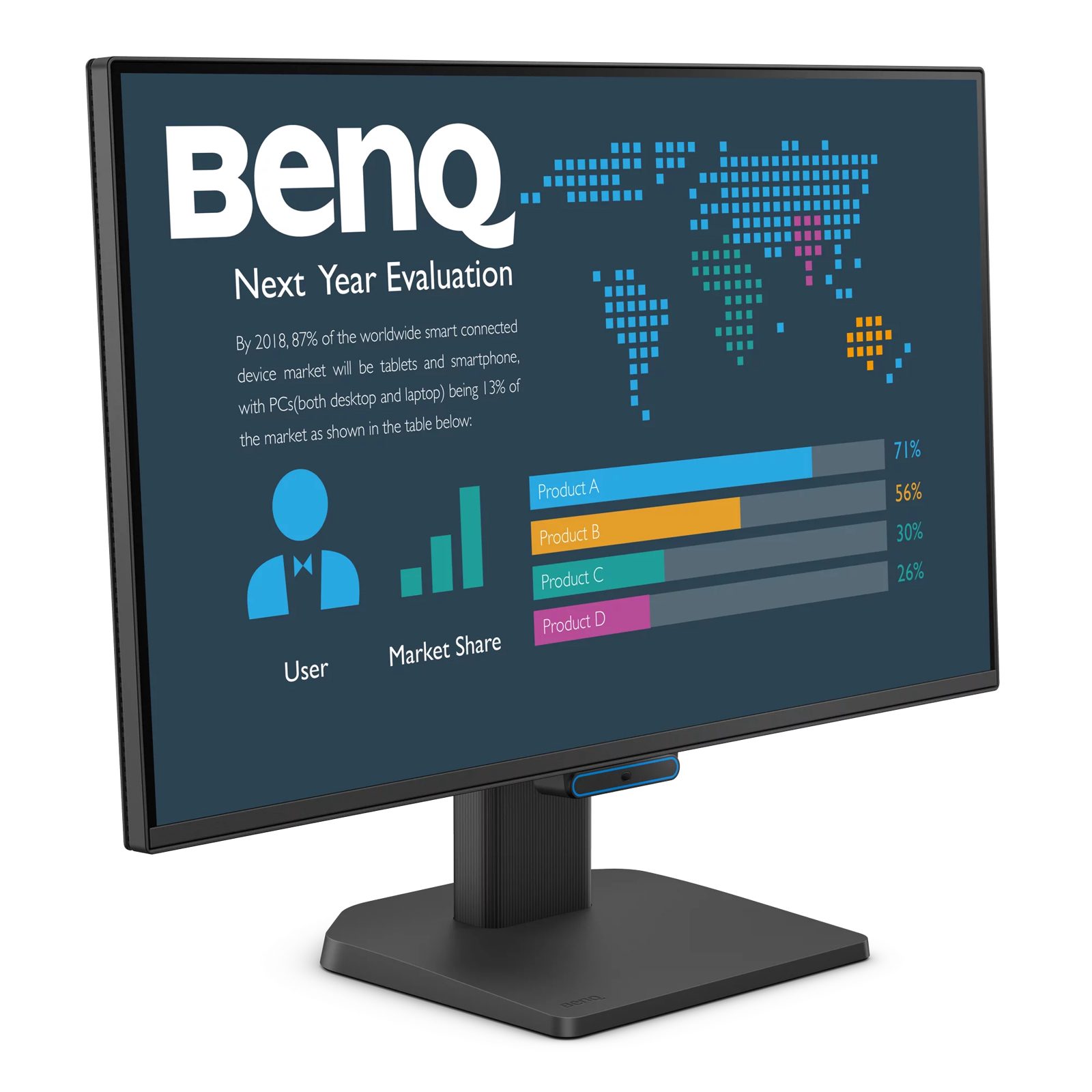 BenQ BL2490C 24" - USB-C 1920x1080 IPS 144Hz, bild 4