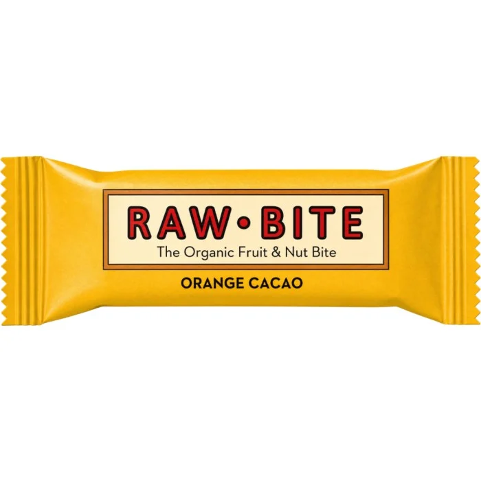 Rawbite Frukt- & Nötbar Apelsin Kakao Ekologisk 50 g