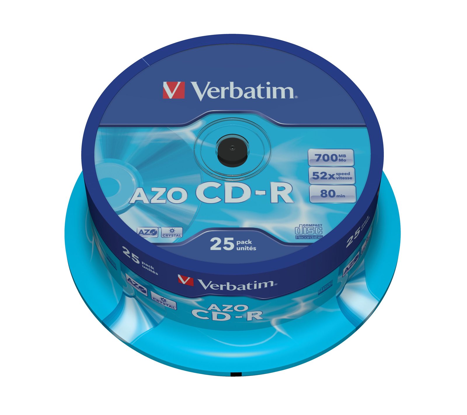 CD-R media Verbatim DataLifePlus 80 min 52X, 25-pack spindel, bild 4