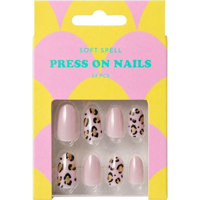 Soft Spell Press On Safari Chic 24pcs