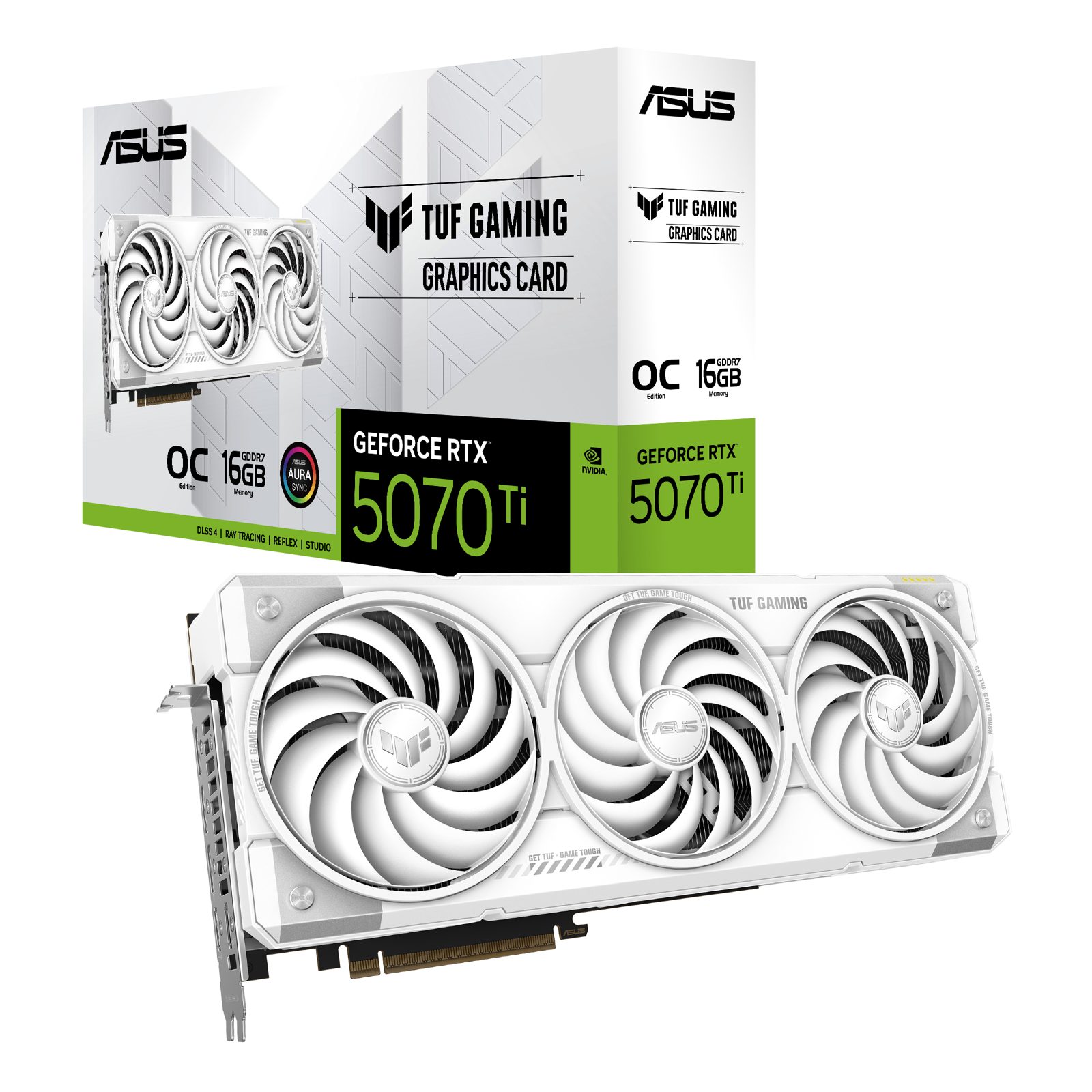ASUS GeForce RTX 5070 Ti 16GB TUF Gaming White OC, bild 4