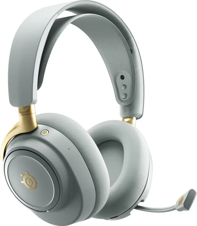 SteelSeries Arctis Nova Elite gamingheadset (salvia och guld)