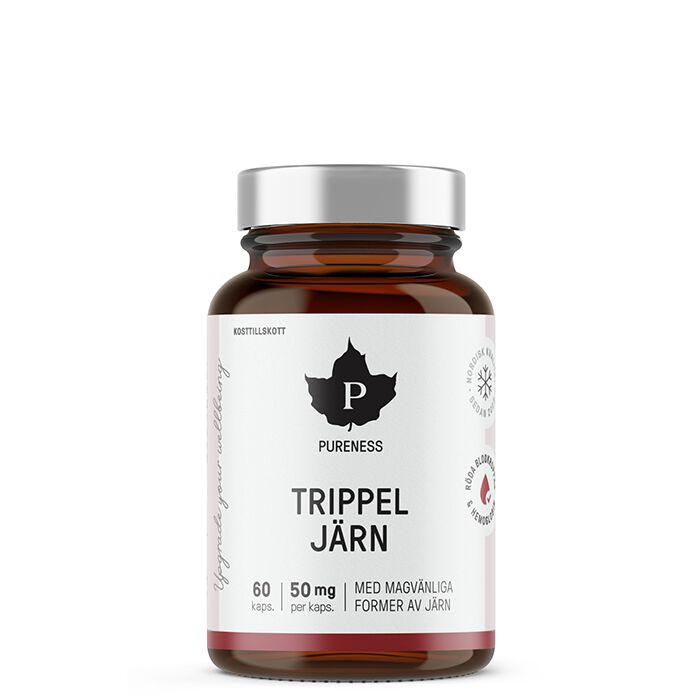 Pureness Trippel Järn, 60 kaps