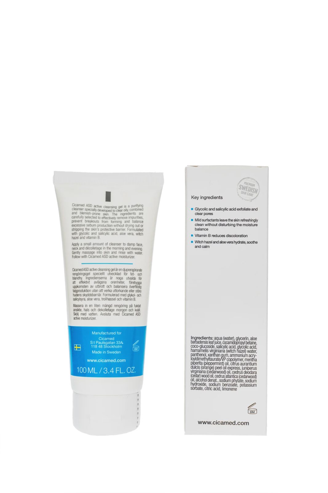 Cicamed Clear Skin Face Cleanser 100 ml, bild 2