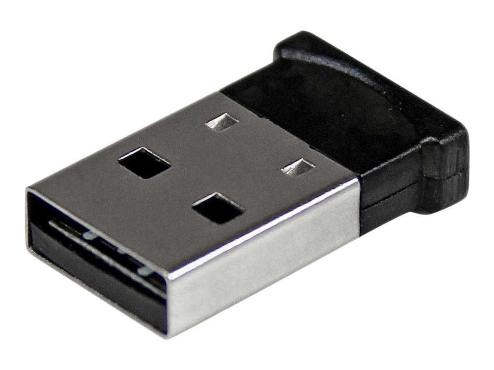 StarTech.com Mini USB Bluetooth 4.0-adapter - 50 m klass 1 trådlös EDR-dongel - Nätverksadapter - USB - Bluetooth 4.0 - Klass 1 - svart