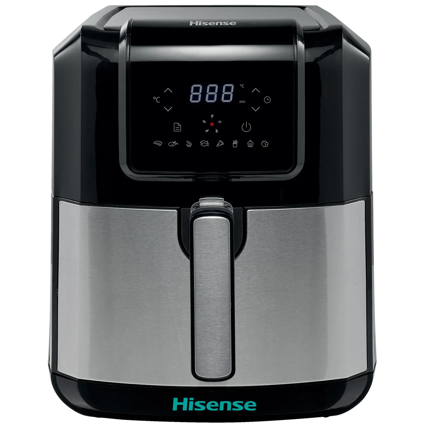 Hisense H06AFBS1S3, Varmluftsfritös, 5 l, 80 ° C, 200 ° C, Single, Svart