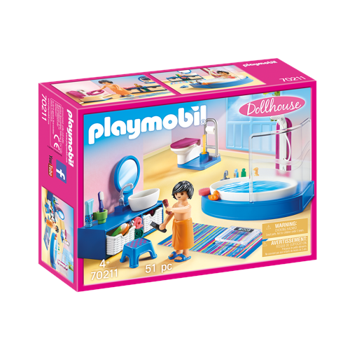 PLAYMOBIL - Bathroom with Tub (70211)