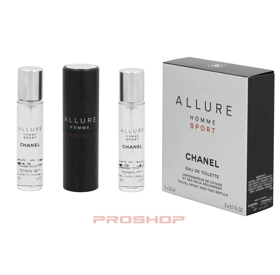 Chanel - Allure Homme Sport Twist and Spray EDT 3 x 20 ml
