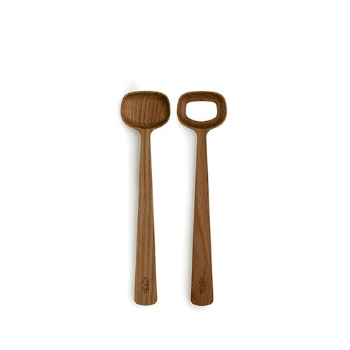 Kähler - Hammershøi Salladsbestick - 27 cm - Ek