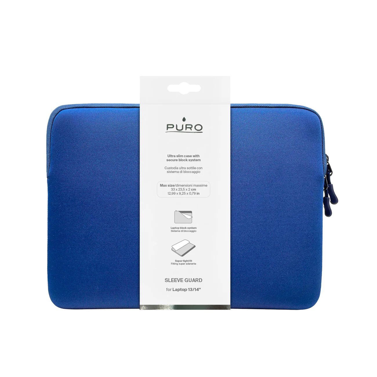 Puro Slim Guard 14" väska för bärbar dator - Blå, bild 2