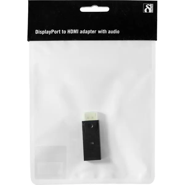 Adapter DisplayPort till HDMI, 1080p, 60Hz - Svart, bild 3