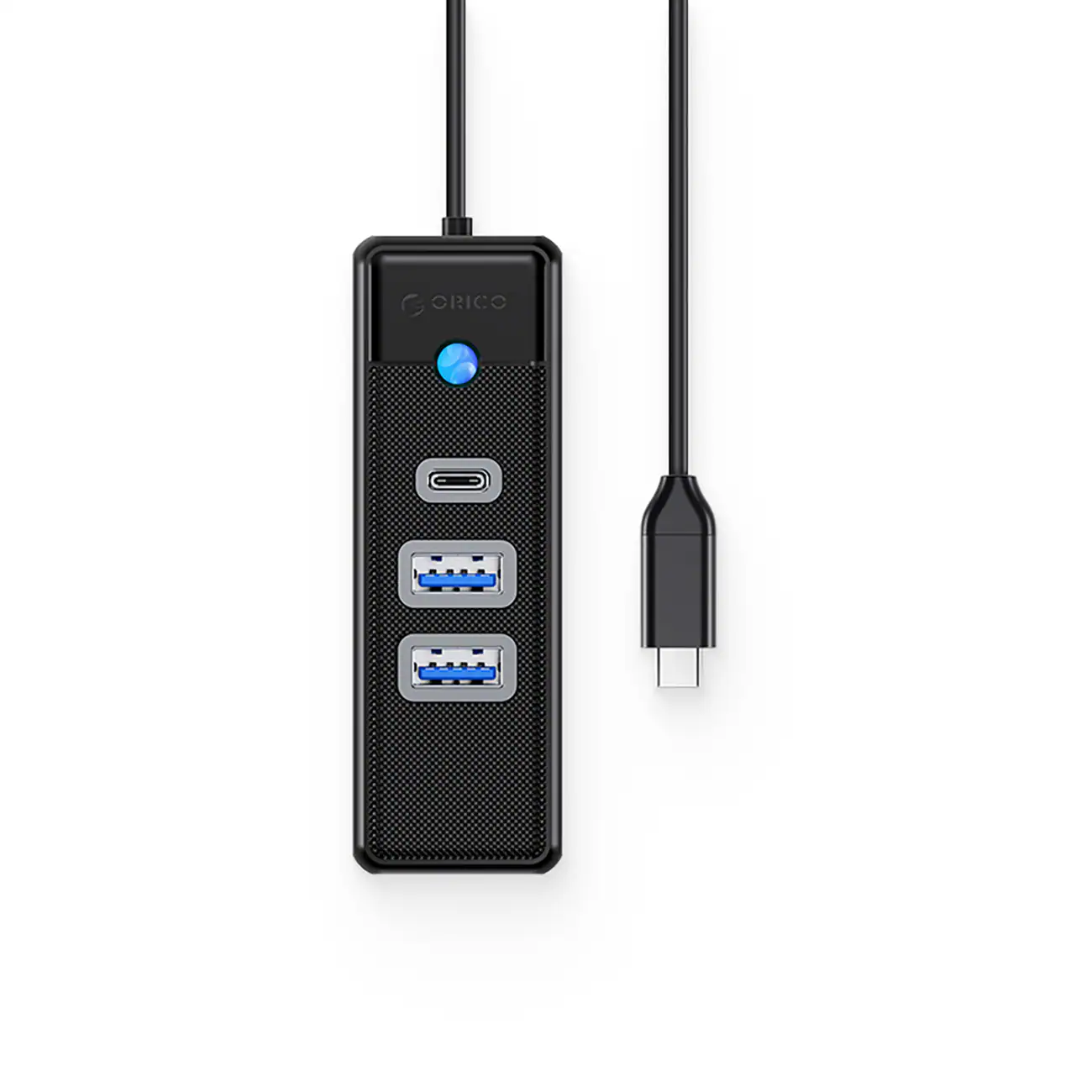 Orico PWC2U-C3 USB-C-hubb / 2x USB-A 3.0 + 1x USB-C 3.0 - Svart, bild 4