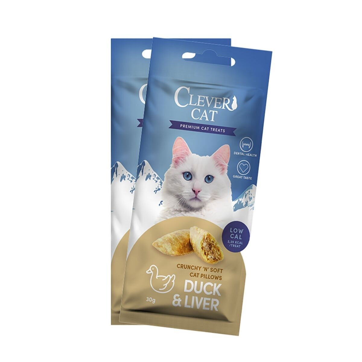 Clever Cat Pillows Kattgodis Anka & Lever 30 g, bild 2
