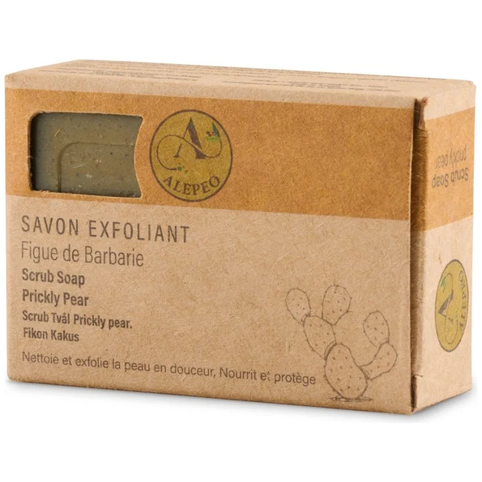 Alepeo Scrub Soap Prickly Pear 100 g