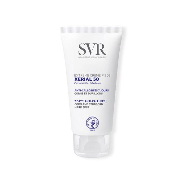 SVR XERIAL 50, Fotkräm, Läkande, Regenererande, 50 ml, Rör, INCI: 090116 - INGREDIENTS (CONTAINS): UREA . AQUA (PURIFIED WATER) . GLYCERIN . BUTYROSPERMUM...