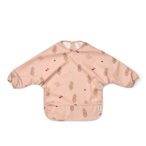 Liewood - Merle Printed Cape Bib - Wild child / Rosey - One size