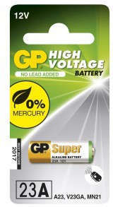GP Batteries High Voltage Alkaline 23A, 12V, 1-pack, bild 2