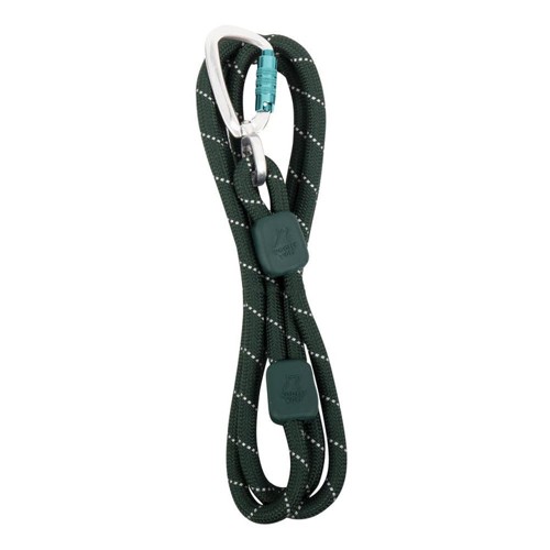 Woolly Wolf - Rope Leash 10mm - 180cm - Evergreen