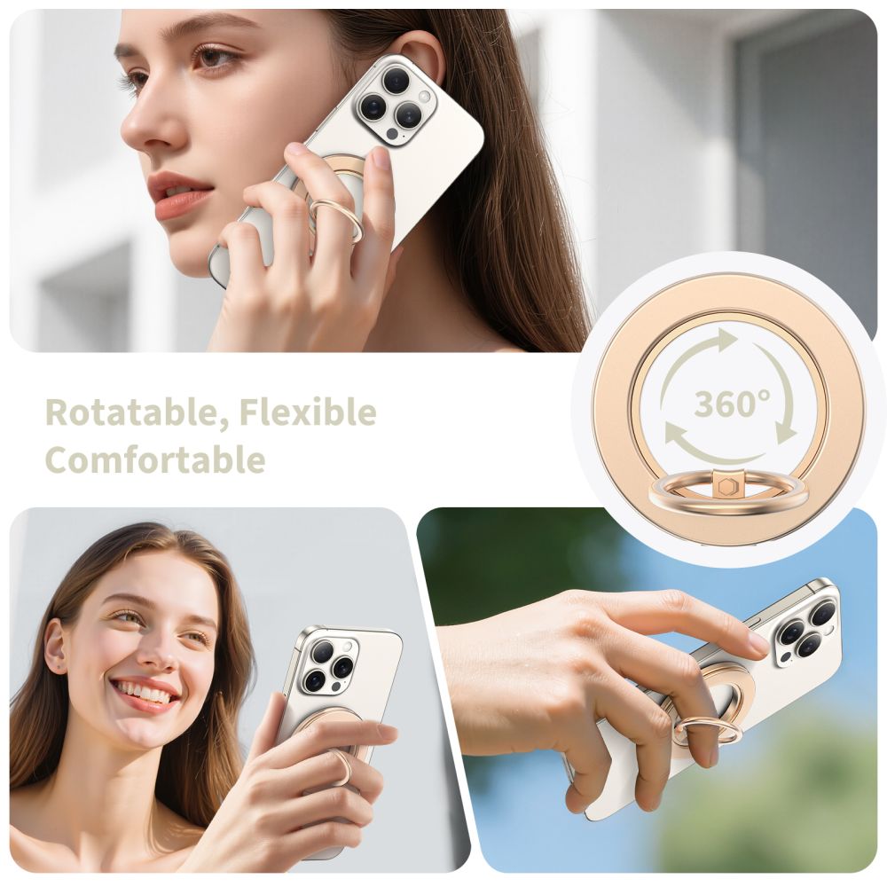 Tech-Protect MMR600 Magsafe ringhållare för telefon - guld, bild 5