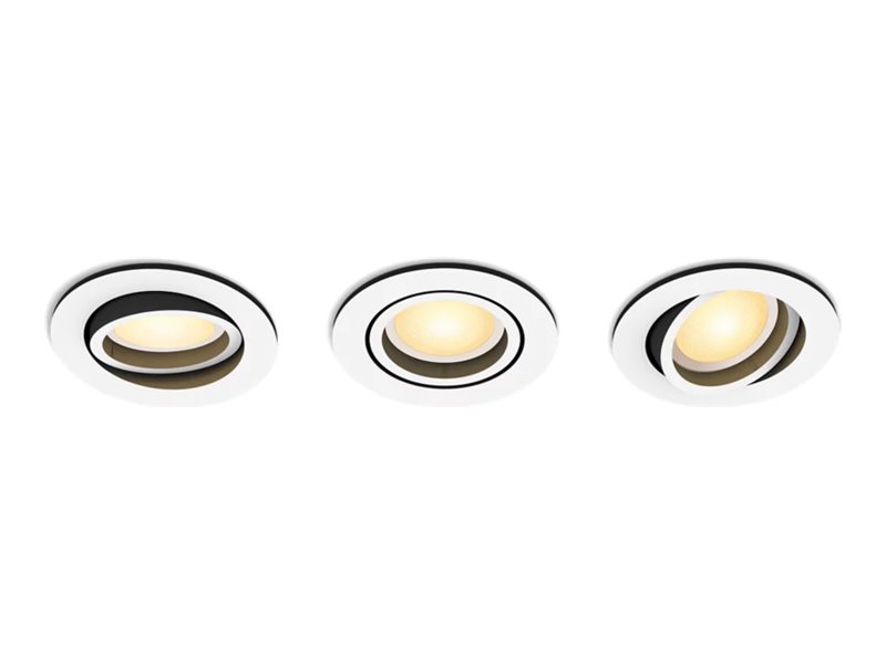 Philips Hue Milliskin infälld trippel spotlight 3x4.2W GU10