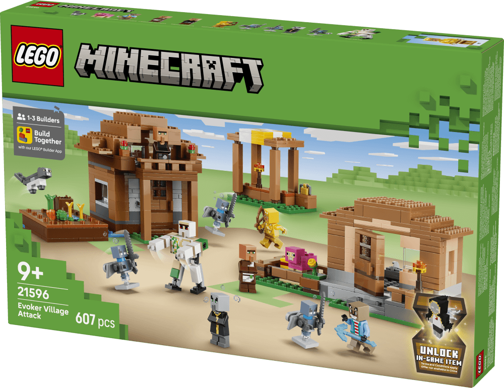 LEGO Minecraft Byattack med uppväckare 21596