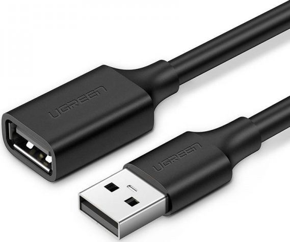 Ugreen USB-kabel USB-A till USB-A 5 m svart (UGR399BLK)