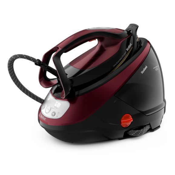 Tefal Pro Express Protect GV9230 ångstation 2600 W 1,8 L, svart/vinröd, bild 2