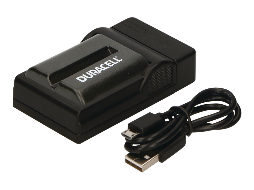 Duracell - USB-batteriladdare - 1 x batterier laddas - svart