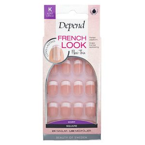Depend French Look Short Square Pink