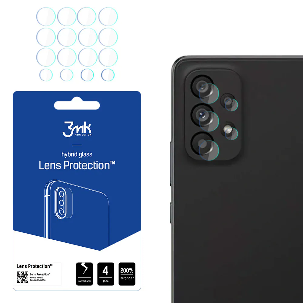 3mk Hybridglas-skydd för kameralinsen på Samsung Galaxy A53 5G
