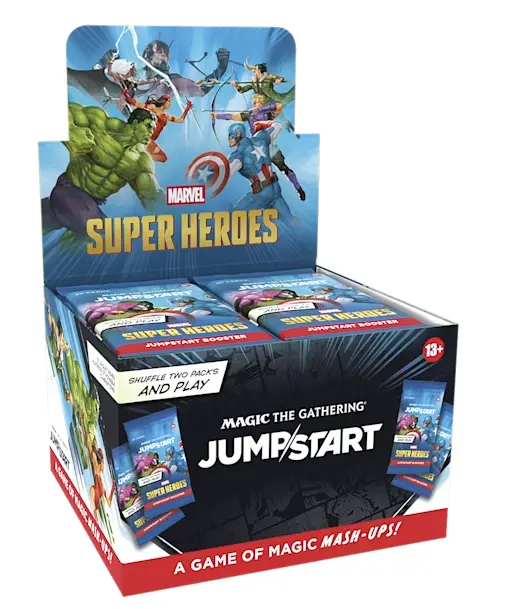 Magic the Gathering: Marvel Super Heroes Jumpstart Display (24 boosters)