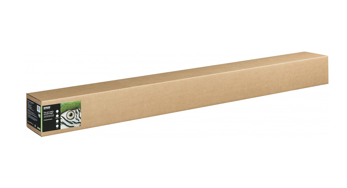 Epson Fine Art Cotton Smooth Bright, 44"/1117mm, 300g/m2, rulle 15 meter, bild 2