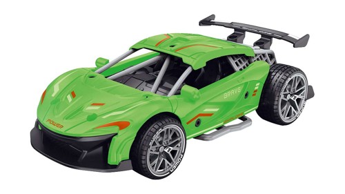 KLX Toys - Pull Back w. Sound - Green (534672), bild 3