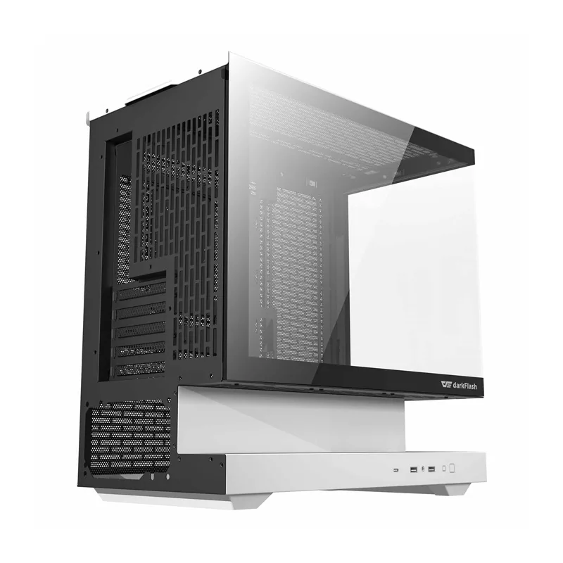 Darkflash F1 Computer Case with 6 ARGB Fans - Chassi - Vit, bild 5