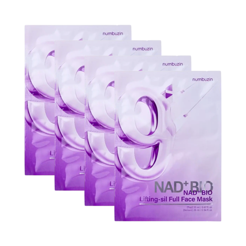 Numbuzin No.9 NAD Bio Lifting Full Cover Facial Mask 4pcs, bild 2