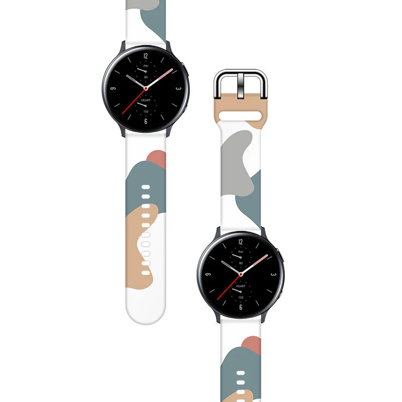 Armband Moro för Samsung Galaxy Watch 40-44 mm silikonarmband - mönster 2, bild 2