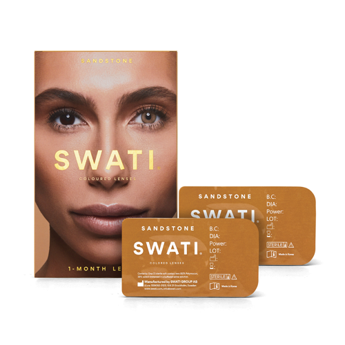 SWATI Cosmetics 1 Month Lenses Sandstone