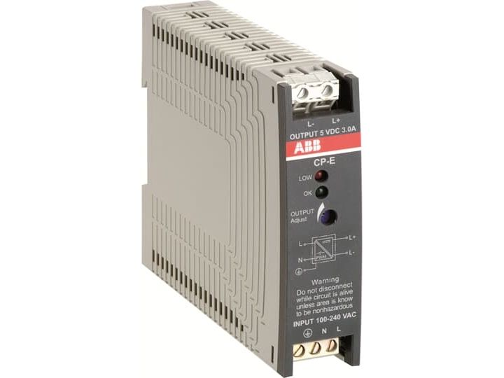 ABB CP-E 24/0.75, inomhus, 100 - 240 V, 47 / 63 hz, 18 W, 24 V, 0,75 A
