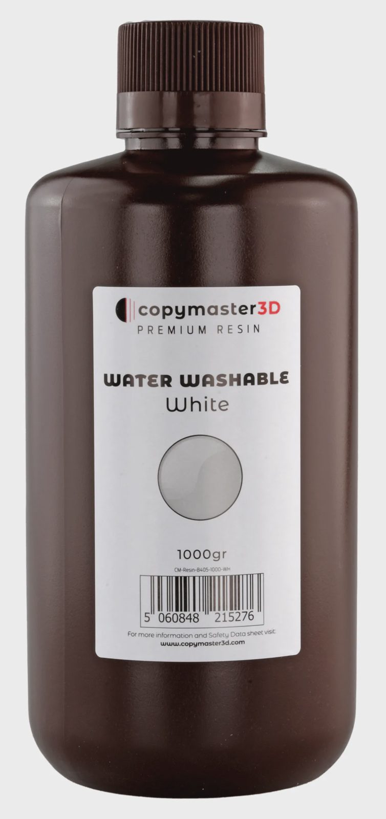 Copymaster3D Water Washable UV Resin - 1000 ml - White