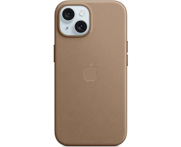 Apple iPhone 15 Finewoven skal MagSafe mullvadsbrun, bild 2