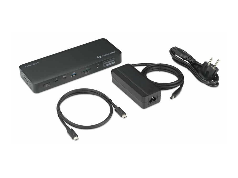 Kensington SD5920T EQ dockningsstation Thunderbolt 4 Quad 4K Hybrid DisplayLink