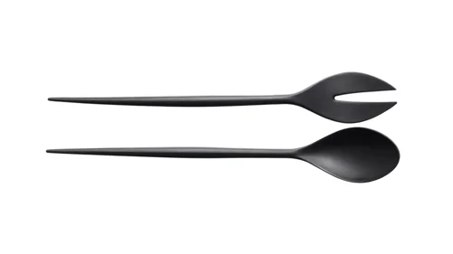 Normann Copenhagen - Krenit Salladsbestick Set - Svart, bild 3