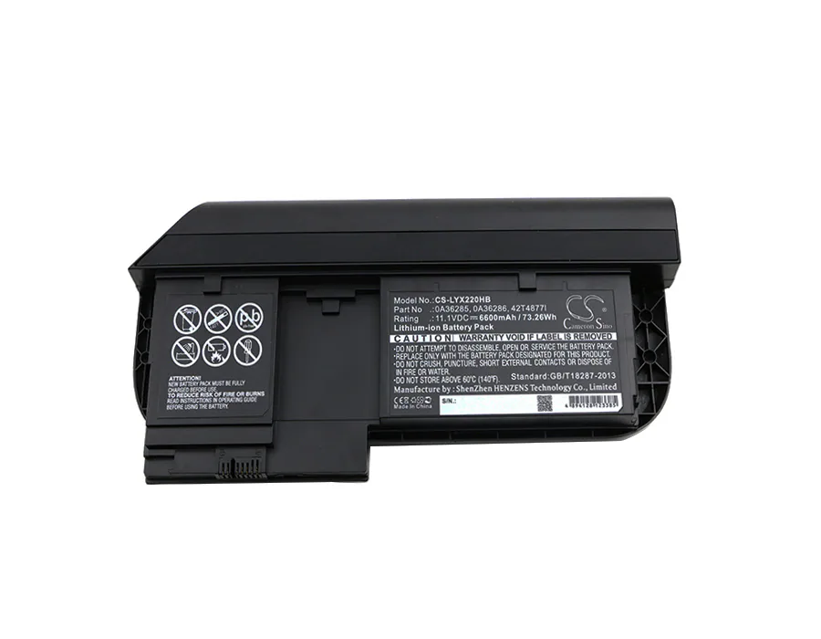 Batteri till Notebook, Bärbar dator för Lenovo ThinkPad X220 Tablet, ThinkPad X220t m.fl.