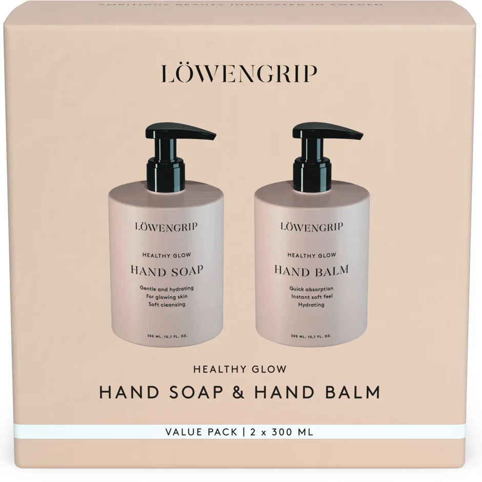 Löwengrip Healthy Glow - Hand Soap & Hand Balm kit 2x300 ml 600 ml