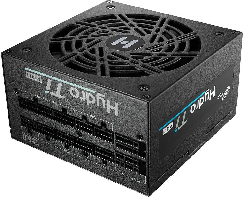 FSP Hydro Ti PRO 1000W, ATX 3.0, PCIe 5.0, 120 mm fläkt, 80PLUS Titanium, löstagbara kablar, bild 4