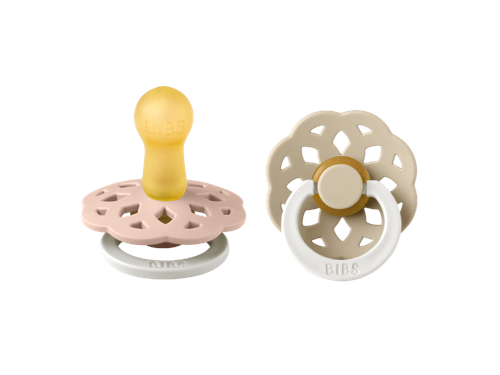 BIBS Pacifier Boheme Latex stl2 Blush GLOW/Vanilla GLOW, 2 st, bild 5